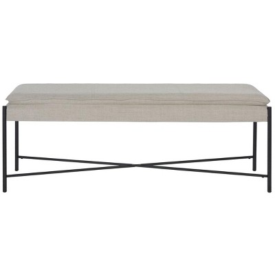 Kara Cushioned X Bench  - Safavieh