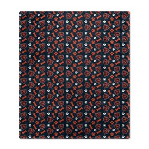 NFL Chicago Bears Bones Repeat Pet Blanket - 1 of 1