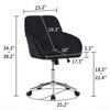 TY Adjustable Office Chair, Home Bedroom, Ergonomic Swivel Chair, Backrest Seat - 4 of 4