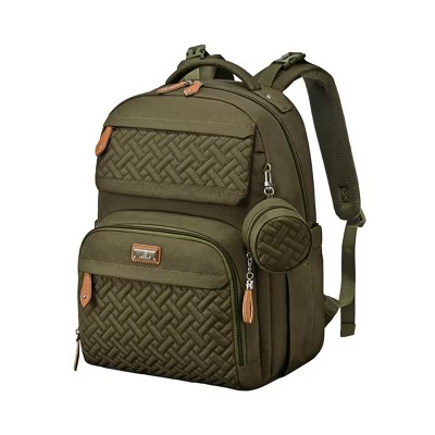 BabbleRoo Diaper Bag Backpack - Travel Backpack, Baby Diaper Bag with Changing Pad & Accessories