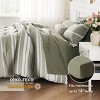 5/7 Pcs Bedding Set with Cationic Dyeing for Striking Double-Sided Contrast - 4 of 4