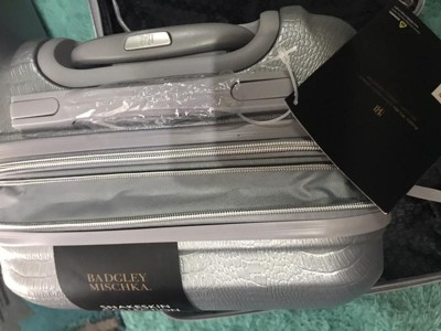 Badgley Mischka Snakeskin 3-Piece Expandable Luggage Set - 20454924