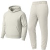 Galaxy Essentials Men’s Relaxed Fit  Heavyweight Fleece Pullover Hoodie & Sweatpants Jogging Set - 3 of 3