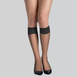 Hanes Silk Reflection Women's Reinforced Toe 6pk Knee Highs One Size