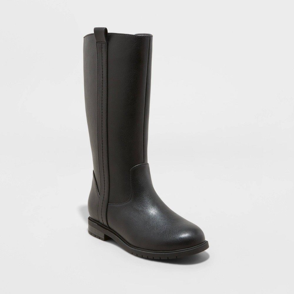 Girls' Ryleigh Riding Boots - Cat & Jack™ Black 1