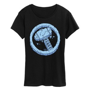 Women's - Marvel - Thor Rock Icon Short Sleeve Graphic T-Shirt - 1 of 4