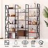 Triple Wide 5 Tier Bookshelf, Industrial Bookcases and Bookshelves with 14 Open Display Shelves - 4 of 4