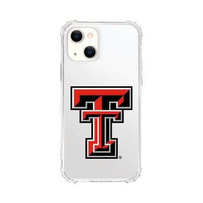 NCAA Texas Tech Red Raiders Clear Tough Edge Phone Case - iPhone 13 mini