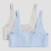 Hanes Girls' 2pk Bonded Comfort Bra - 3 of 3