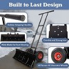 Pure Garden 35.8in Wide Snow Shovel with Wheels - 2 of 4