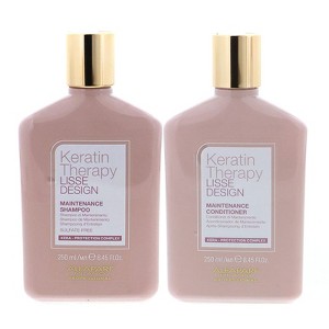 Alfaparf Keratin Theraphy Lisse Design Maintenance Shampoo, 8.45 oz & Alfaparf Keratin Theraphy Lisse Design Maintenance Conditioner, 8.45 oz DUO - 1 of 4