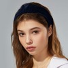 Unique Bargains Women's Velvet Wide Knotted headband for headband Hair Hoop Hair Accessories 1 Pc - 2 of 4