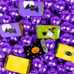 Halloween Critters Assorted Hershey's Miniatures and Milk Chocolate Balls - 1 of 4