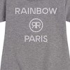 Girls' - Rainbow High - Rainbow Paris Pearls Graphic Short Sleeve Fleece Dress - 2 of 4