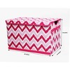 Bacati - MixNMatch Pink Zigzag Ikat Toy Chest - 2 of 3
