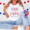 Simply Sage Market Women's Stars and Stripes Forever Short Sleeve Garment Dyed Tee - 2 of 4