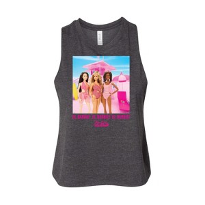 Women's - Barbie - Hi Barbie Beach Graphic Racerback Tank - 1 of 2