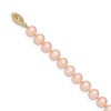 Black Bow Jewelry 7-8mm, Pink FW Cultured Pearl & 14k Yellow Gold Clasp Necklace - 2 of 4