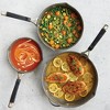 Nordic Ware Verde 6 Piece Ceramic Nonstick Skillet & Lid Set - 4 of 4