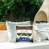 Stupell Industries Welcome Lake Rustic Canoe, 18 x 18 - 2 of 3