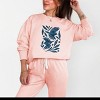 Simply Sage Market Birds and Leaves Lightweight Garment Dyed Sweatshirt - 2 of 4