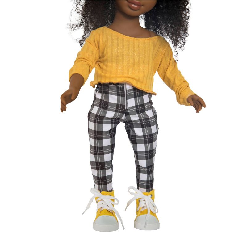 Healthy Roots Fall Plaid Outfit for Dolls, 3 of 5