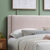 GDFStudio Ella Modern Corduroy Upholstered Wood Queen Bed with Storage Drawer - 3 of 4