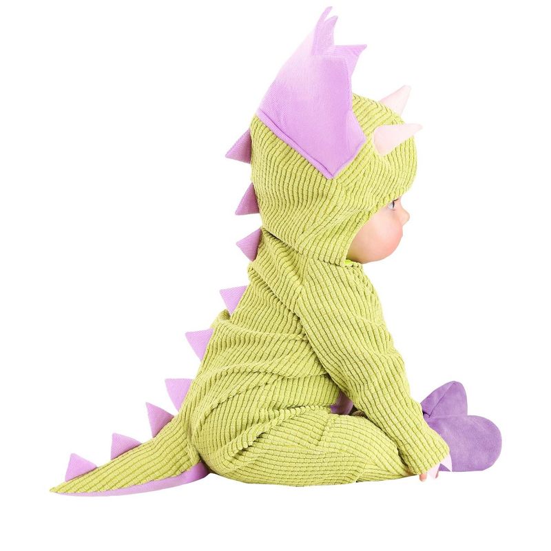 HalloweenCostumes.com Purple Triceratops Baby Costume, 2 of 5