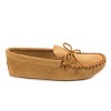 Minnetonka Men's Leather Laced Softsole Moccasin Slippers - 3 of 4