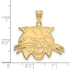 Black Bow Jewelry 10k Yellow Gold Ohio Bobcats NCAA Large Pendant - 2 of 3