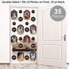 Big Dot of Happiness Adult 90th Birthday - Gold - Birthday Party Vertical Photo Garland 35 Pieces - 2 of 4