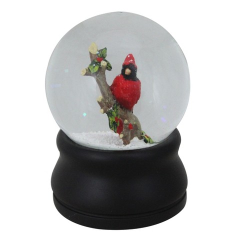 Northlight Cardinal On Branch Musical Christmas Snow Globe - 5.75 ...