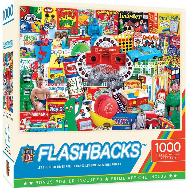 MasterPieces Inc Flashbacks Let the Good Times Roll 1000 Piece Jigsaw Puzzle, 2 of 7