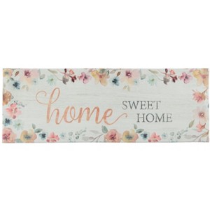 20"x 55" Oversized Cushioned Anti-Fatigue Kitchen Runner Mat Home Sweet Home - J&V Textiles: Kitchen Floor Mat, Indoor/Outdoor Use - 1 of 3