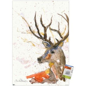 Trends International Emma Steel - Deer Unframed Wall Poster Prints - 1 of 4