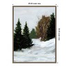 23"x30" Amanti Art Winter on Grand Mesa by Pamela Munger Framed Canvas Wall Art - 4 of 4