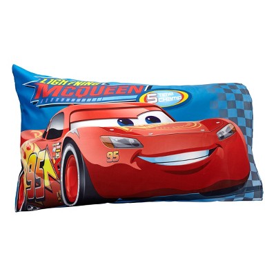 Disney Cars Blue and Red Microfiber Toddler Bedding Set