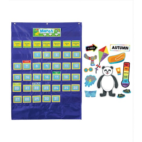Carson Dellosa Education Deluxe Calendar Pocket Chart And Weather Set :  Target