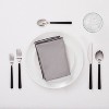 20pc Squared Straight Flatware Set Black - Room Essentials™