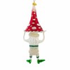 Morawski 9.5 Inch Mushroom Man Mushroom Microbeads Beard Tree Ornaments - 3 of 4