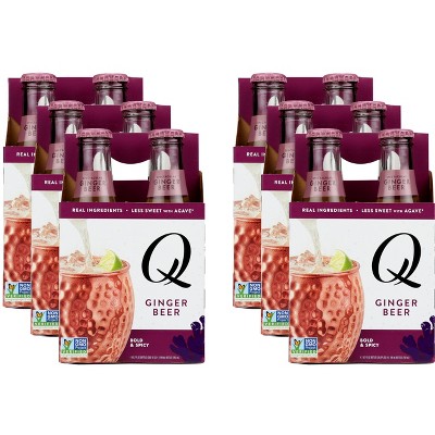 Q Tonic Ginger Beer Mixer - Case of 6 - 4 bottles/6.7 fl oz.