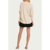 Women's SLOUCHY DOLMAN CREWNECK PULLOVER - BluIvy - 2 of 3