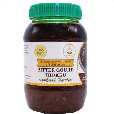 The Grand Sweets and Snacks Pavakkai/Bitter Gourd Rice Mix (Pack of 2) Each Jar 500g