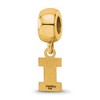 Black Bow Jewelry 14k Yellow Gold Plated Sterling Silver Illinois Fighting Illini NCAA Bead Charm - 4 of 4