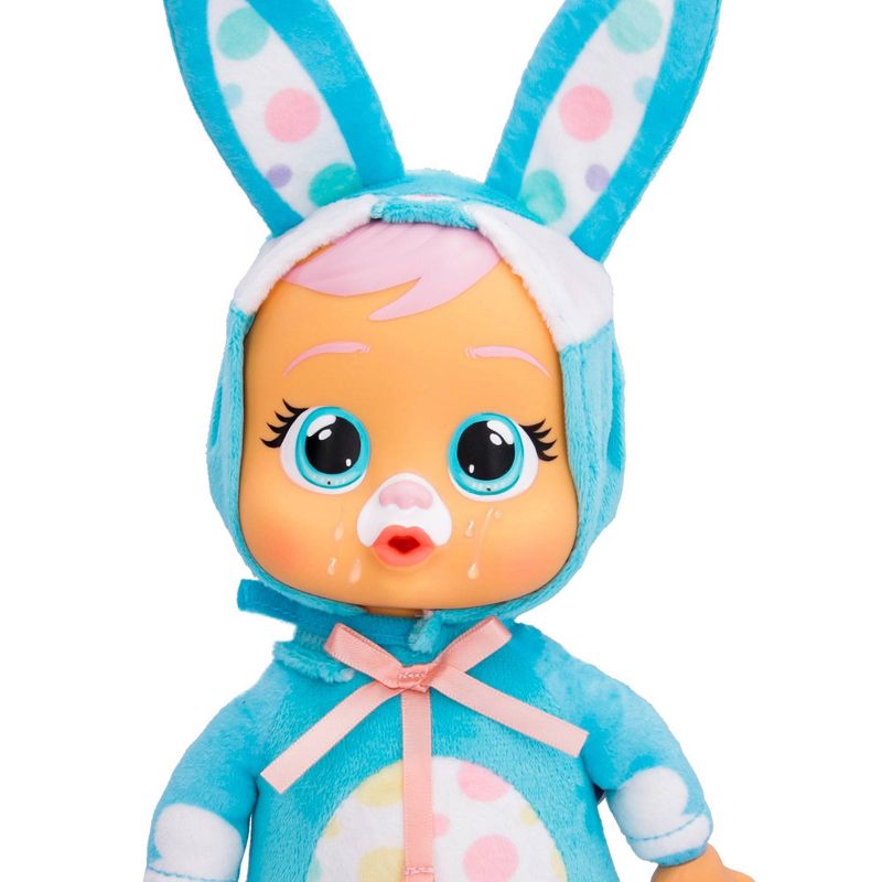 Cry Babies Tiny Cuddles Easter Bunny Brooks 9&#34; Baby Doll, 5 of 8