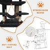 66" Multi-Level Cat Tree w/Sisal Scratching Posts, Condos, Hammock & Perch – Durable Tower for Multiple Cats - 3 of 4
