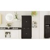 MAYEERTY Black 71" Freestanding Kitchen Pantry, 4 Doors 1 Drawer 2 Adjustable Shelves - 3 of 4