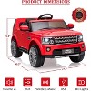 12V Licensed Land Rover Kids Ride On Car, Remote Control, MP3, LED Lights, Dual Motors, Green, Ages 3–8 - 2 of 4