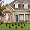 Big Dot of Happiness Holiday Plaid Trees - Lawn Decorations - Outdoor Buffalo Plaid Christmas Party Yard Decorations - 10 Piece - 2 of 4