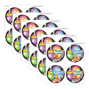 Teacher Created Resources® Happy Birthday Wear 'Em Badges, 32 Per Pack, 6 Packs - 1 of 4